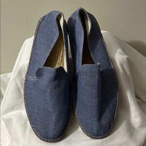 SALVI Womens Blue Espadrilles Flats Sz 43  US Sz 11